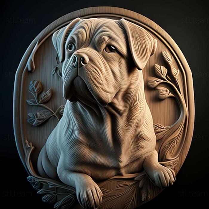 3D model Burbul dog (STL)